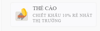 Chọn phương thức Nạp qua thẻ cào